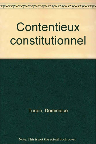 Contentieux constitutionnel