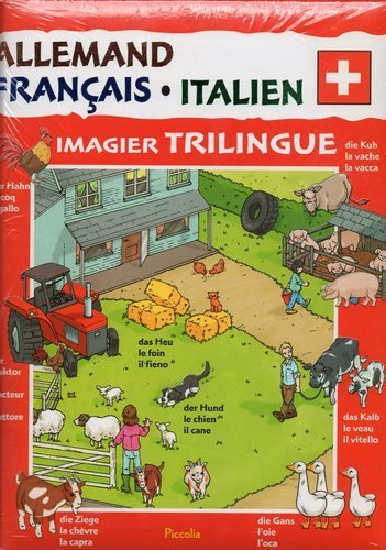 Premier imagier allemand français italien