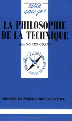 La Philosophie de la technique