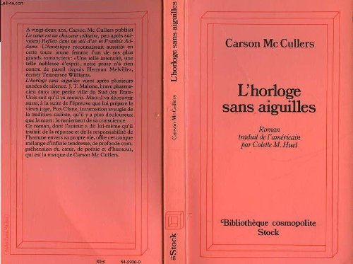 l'horloge sans aiguilles : roman américain (bibliothèque cosmopolite)