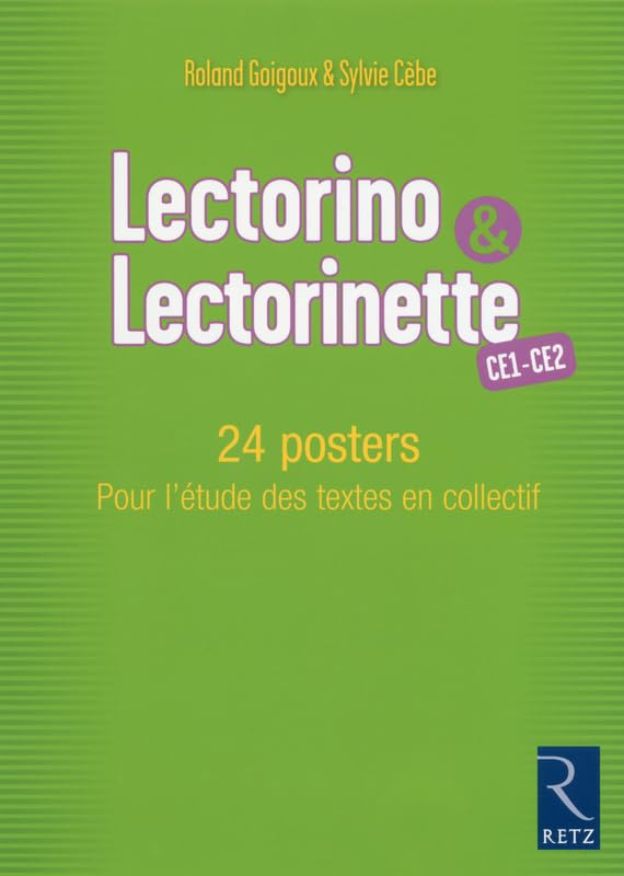 Lectorino & Lectorinette, CE1-CE2 : 24 posters pour l'étude des textes en collectif