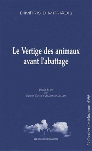 Le vertige des animaux avant l'abattage