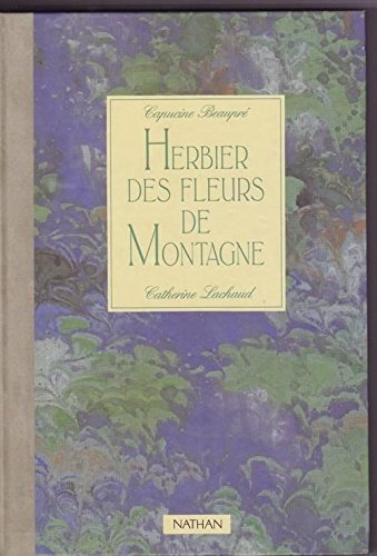 Herbier des fleurs de montagne