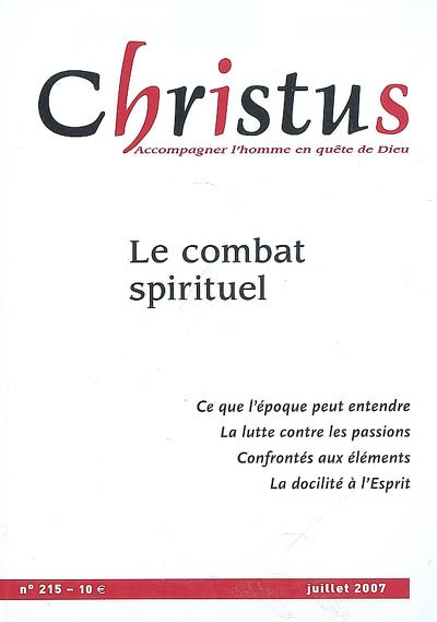Christus, n° 215. Le combat spirituel