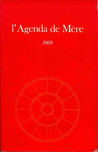 L'Agenda de Mère. Vol. 10. 1969